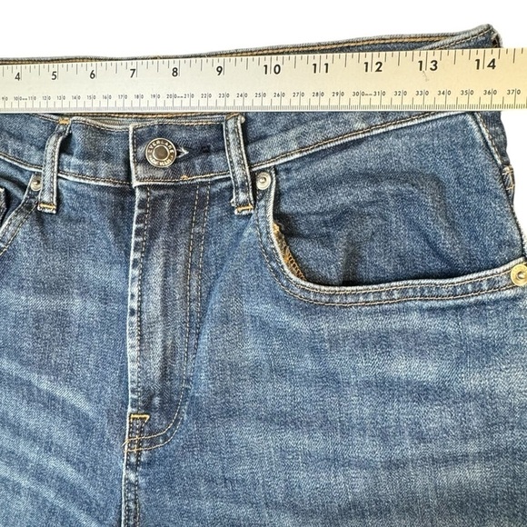Everlane Denim Jeans Medium Wash Straight Leg Womens Size 27 - Picture 6 of 7
